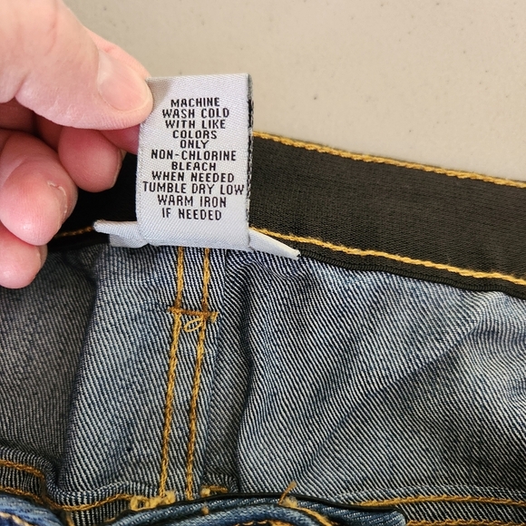 Catherines Blue Jeans Womens Plus Sz 18W Straight Leg Stretch High Rise Denim - Picture 5 of 6